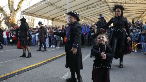 Fiesta de carnaval en Castro de Ribeiras de Lea. 