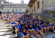 La peregrinaci�n forma parte de las actividades educativas del centro.