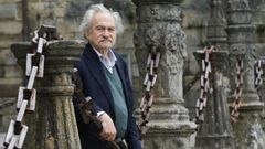 Kounellis, en una fotograf�a de archivo durante una visita a Santiago de Compostela