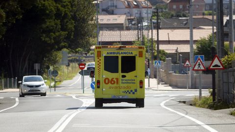 La ambulancia medicalizada abandon� el 1 de julio su base en el Hospital do Saln�s para instalarse en Baltar