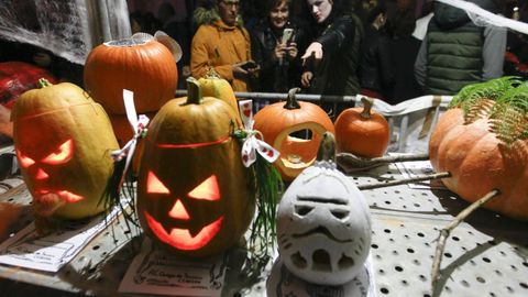 Concurso de calabazas en el Saman de Cedeira.