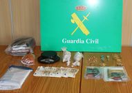 Efectos interveniros por los agentes del instituto armado. 