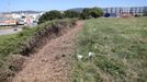 Vista de la parcela de O Bertón donde se construirá la nueva residencia de mayores de la Xunta.
