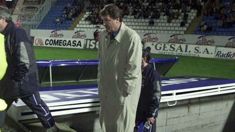John Benjamin Toshack, antes de un Celta-Real Sociedad.