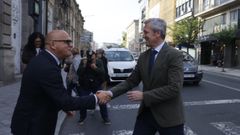 Jos� Manuel Baltar y Alfonso Rueda, en una imagen de la precampa�a de las municipales.