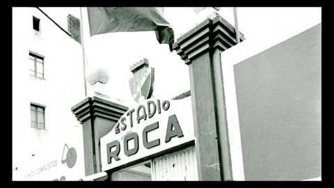Fachada del hist�rico Estadio Roca de Vilalba