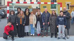 Como resultado del proyecto Xeitos de Ver, se instalaron en el CEE Aspronaga unas redes de potera recicladas y que forman parte de un programa de inclusin