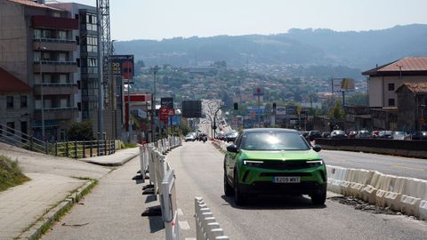 Imagen de las obras que se desarrollan en la Avenida de Madrid