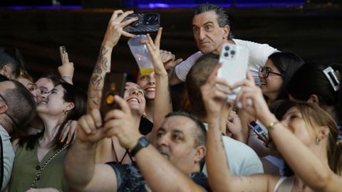 Luis Zahera, en el pregón de las fiestas de Ourense.