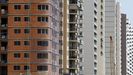 Promoci�n de viviendas nuevas en Valencia, a�n en construcci�n.