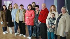 Las im�genes del acto de la familia ucraniana con los m�dicos de Lugo