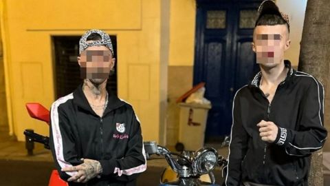 Los creadores de contenido Jos Hernn A. G., de 34 aos, e Ivn G., de 21, conocidos como Los Petazetaz, aparecen en una imagen que ellos mismos subieron a las redes sociales.