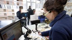 Una imagen de archivo de la administraci�n de loter�a burelense.