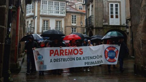 Integrantes de la Plataforma, en Santiago