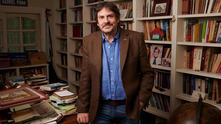 El escritor y especialista en historia argentina Felipe Pigna