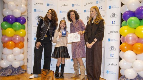 Entrega del premio, en Santiago de Compostela