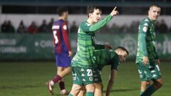 Luis Chacn, tras el gol que anot el pasado fin de semana ante el Barcelona Atltic