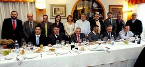 Representantes del sector del hospedaje se reunieron en una comida en el Don Quijote.