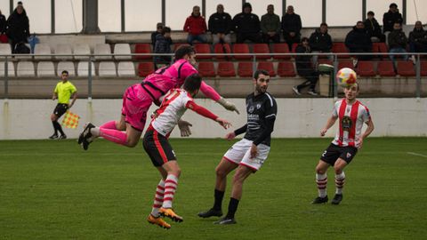 �ltimo partido do 2025 do C�ltiga, no seu campo da Illa de Arousa fronte ao Noia