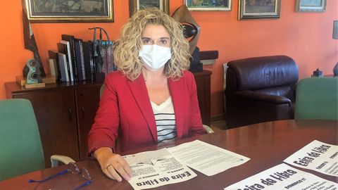La concejala Marga Pizcueta presentó la Feira do Libro de O Barco