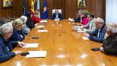 Reuni�n de la Junta de Gobierno de la Diputaci�n ourensana.