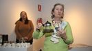 Carmen Salinero en una ceremonia del té