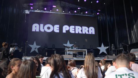 Aloe Perra fue el encargado de abrir la tarde de conciertos en el Caudal Fest