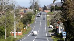Imagen de archivo de la carretera de Valdovi�o donde ocurri� la salida de v�a