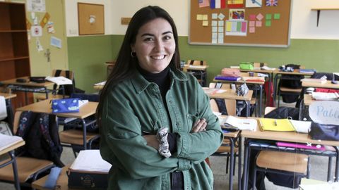 MIlagros Pati�o, profesora sustituta en el Sof�a Casanova