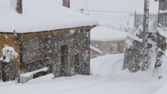 Temporal de nieve en Pajares