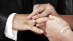 boda, ceremonia, anillos