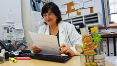 La doctora Celsa P�rez Carral es la jefa del servicio de alergolog�a del CHOP pontevedr�s