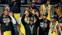 Los Lakers logran la primera Copa de la NBA