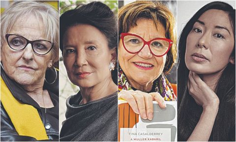 Mar�a Xos� Porteiro, Jung Chang, Fina Casalderrey y Katie Kitamura.