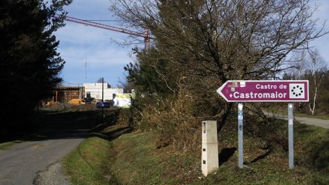 Construccin del centro de visitantes de Castromaior