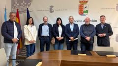 Reuni�n con los alcaldes de A Lama, Bobor�s, Avi�n y Beariz