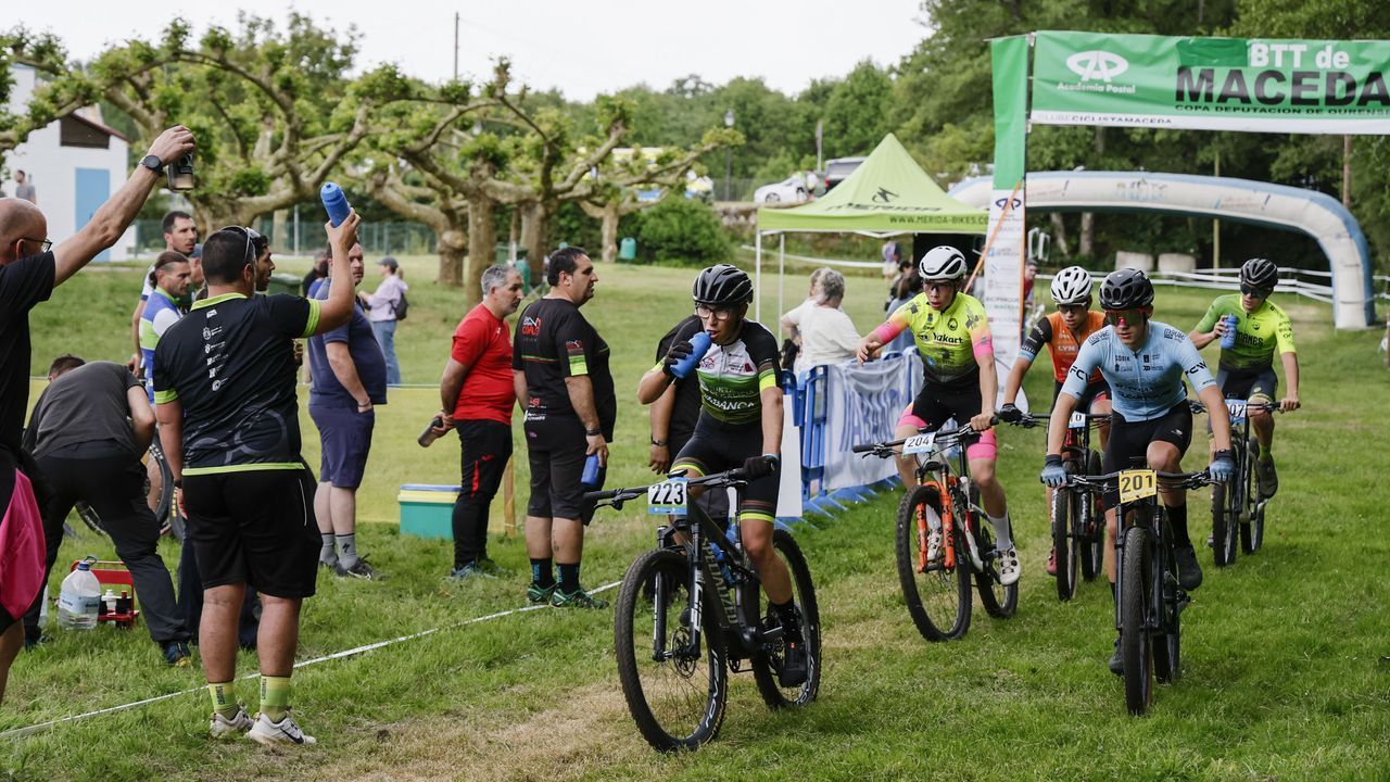 La BTT es fiesta en Maceda con el paso de la Copa Galicia