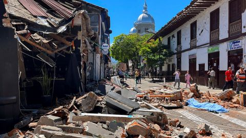 Da�os en Pereira. Colombia