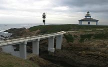 El faro de Illa Pancha, que ser� un hotel de lujo con dos suites. 