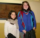 Laurine Lizet y Ana�s Vivet son dos estudiantes galas.