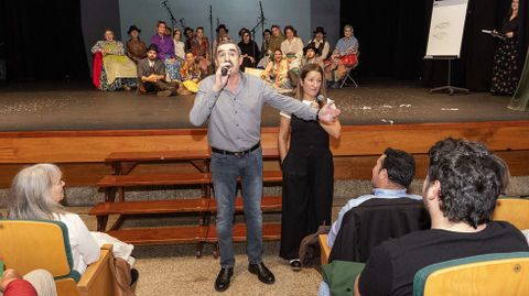 Suso e Lupe, na regueifa final da �ltima edici�n