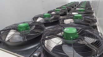Sala de servidores del Centro de Procesador de Datos del Gai�s, donde se alojan�los datos cl�nicos de Galicia