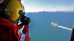 La pesca del Pesca 1 en la costa de Vigo