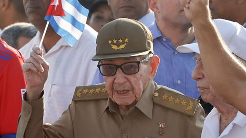 Ra�l Castro, el pasado 1 de mayo en La Habana, durante la conmemoraci�n del D�a Internacional del Trabajo