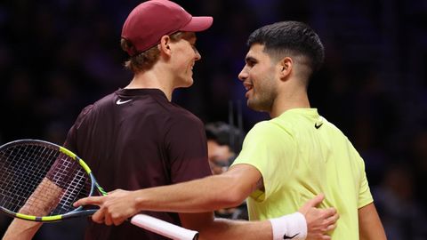 Sinner y Alcaraz en una imagen de archivo