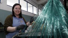 Tara Fern�ndez, con 36 a�os, es la redera m�s joven de Burela