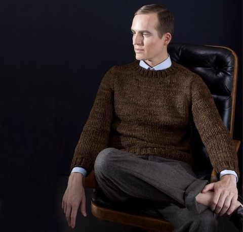 Modelo de la coleccin presentada en la feria Pitti Uomo de Florencia.