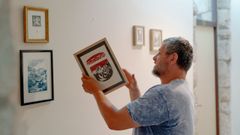 As� es el taller de este artista autodidacta y multidisciplinar