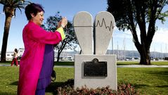 Monumento a los donantes de �rganos en Montero R�os