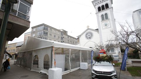 Pista de hielo de A Milagrosa, clausurada por carecer de un permiso el�ctrico